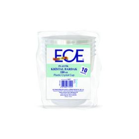 Ece 180 cc 10'lu Kristal Bardak