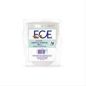 Ece 180 cc 10'lu Kristal Bardak