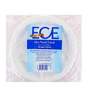 Ece 21 cm 10'lu Plastik Tabak