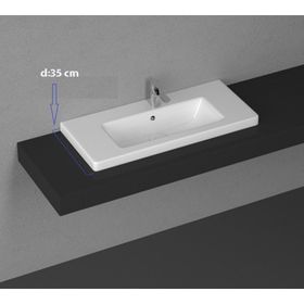 Ece Banyo 10PS51080 Snow 80 cm 800x350 mm 35 cm Lavabo
