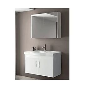 Ece Banyo Slim Smart 80x35 cm Beyaz Banyo Dolabı
