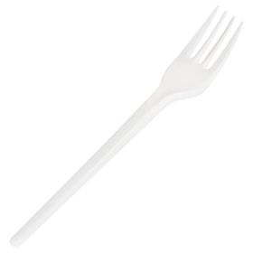 Ece Eko Beyaz 100'lü Plastik Çatal