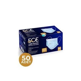 Ece Full Ultrasonik Meltblownlu 50'li Maske siyah
