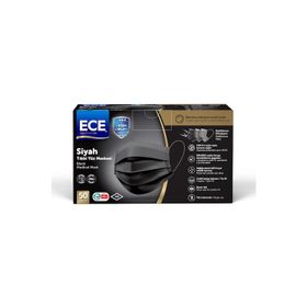Ece Full Ultrasonik Meltblownlu 50'li Maske siyah