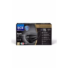 Ece Full Ultrasonik Meltblownlu 50'li Maske siyah