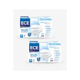 Ece Full Ultrasonik Meltblownlu 50'li Maske siyah