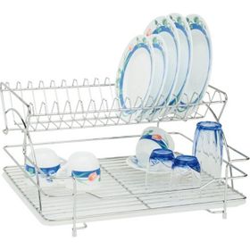 Ece Metal 40281 De Luxe İki Katlı Paslanmaz Krom Bulaşıklık