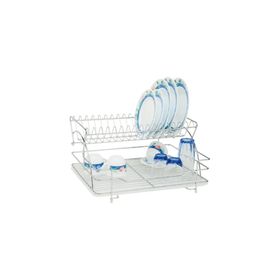 Ece Metal 40281 De Luxe İki Katlı Paslanmaz Krom Bulaşıklık