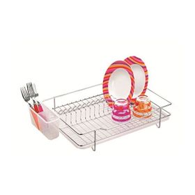 Ece Metal Tek Katlı Yonca Tabaklık Bulaşıklık