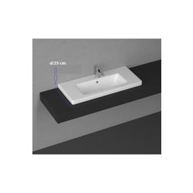 Ece Snow 80 cm Banyo Lavabo