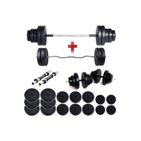 Ecgspor 108 kg Halter Seti ve Dambıl Seti Ağırlık Seti Fitness Seti Z Bar