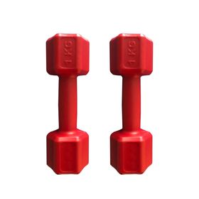 Ecgspor 2x1 kg Kırmızı Dambıl Seti