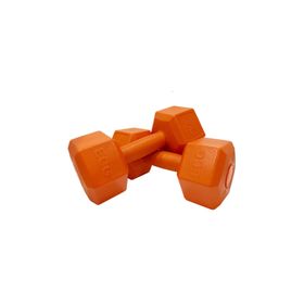 Ecgspor 2x2.5 kg Altıgen Turuncu Dambıl Seti