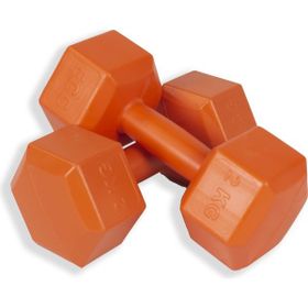 Ecgspor 2x2 kg Altıgen Turuncu Dambıl Seti