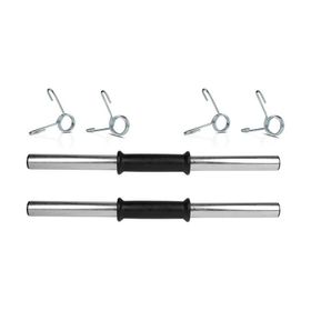 Ecgspor 2x40 cm Krom Dambıl Barı + 4 Adet Çelik Sıkıştırma