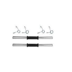 Ecgspor 2x40 cm Krom Dambıl Barı + 4 Adet Çelik Sıkıştırma