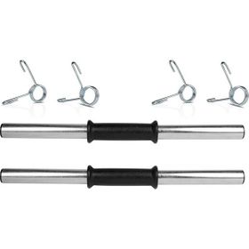 Ecgspor 2x45 cm Krom Dambıl Barı+ 4 Adet Çelik Sıkıştırma Yayı