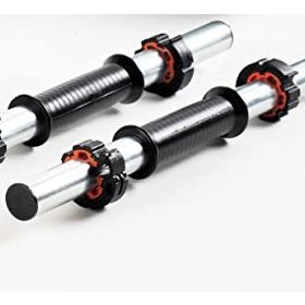 Ecgspor 2x45 cm Krom Dambıl Barı + 4 Adet Özel Sıkıştırma Aparatı
