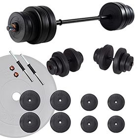 Ecgspor 35 kg Halter Seti ve Dambıl Seti Ağırlık Fitness Seti