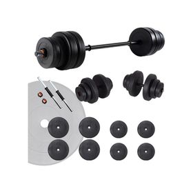 Ecgspor 35 kg Halter Seti ve Dambıl Seti Ağırlık Fitness Seti