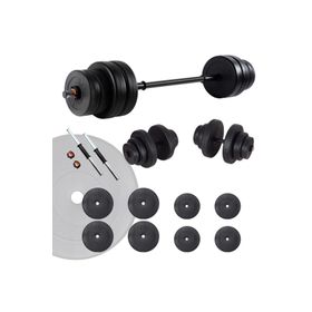 Ecgspor 35 kg Halter Seti ve Dambıl Seti Ağırlık Fitness Seti