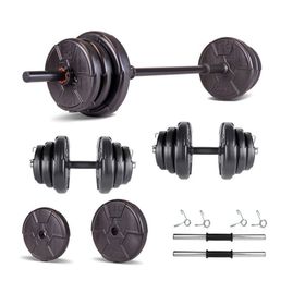 Ecgspor 38 kg Multifonksiyonel Halter Seti ve Dambıl Seti Ağırlık Fitness Seti