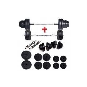 Ecgspor 58 kg Halter Seti ve Dambıl Seti Ağırlık Seti Fitness Seti Z Bar