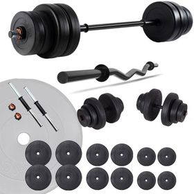 Ecgspor 98 kg Halter ve Dambıl Ağırlık Seti