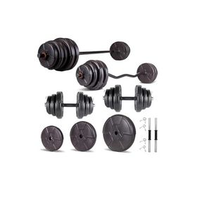 Ecgspor Hero Serisi 108 kg Z Bar Dambıl Seti ve Fitness Ağırlık Seti