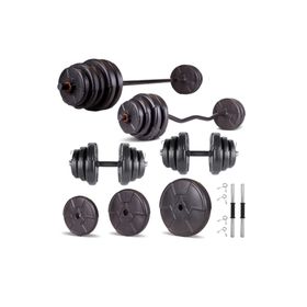 Ecgspor Hero Serisi 108 kg Z Bar Dambıl Seti ve Fitness Ağırlık Seti