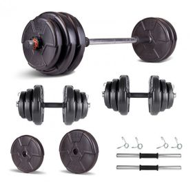 Ecgspor Hero Serisi 32 kg Multifonksiyonel Hseti ve Dambıl Seti Ağırlık Fitness Seti