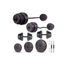 Ecgspor Hero Serisi 48 kg Z Bar Dambıl Seti ve Fitness Ağırlık Seti