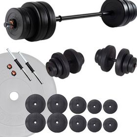 Ecgspor Hero Serisi 65 kg Dambıl Seti ve Halter Seti Ağırlık Fitness Seti