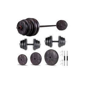 Ecgspor Hero Serisi 85 kg Dambıl Seti ve Halter Seti Ağırlık Fitness Seti