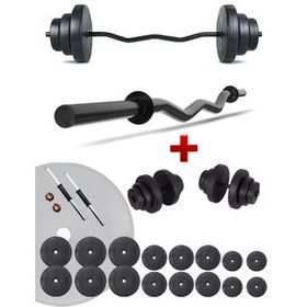 Ecgspor Z Bar 105 kg Dambıl Seti Ve Fitness Ağırlık Seti