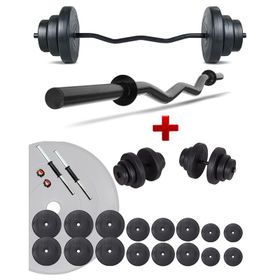 Ecgspor Z Bar 105 kg Dambıl Seti Ve Fitness Ağırlık Seti