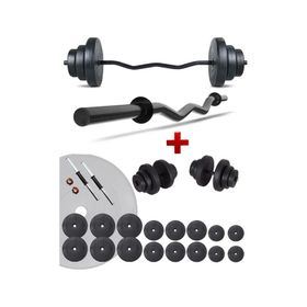 Ecgspor Z Bar 105 kg Dambıl Seti Ve Fitness Ağırlık Seti
