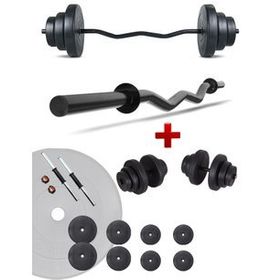 Ecgspor Z Bar 45 kg Dambıl Seti Ve Fitness Ağırlık Seti