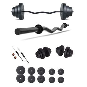 Ecgspor Z Bar 55 kg Dambıl Seti Ve Fitness Ağırlık Seti