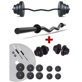 Ecgspor Z Bar 55 kg Dambıl Seti Ve Fitness Ağırlık Seti