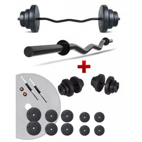 Ecgspor Z Bar 55 kg Dambıl Seti Ve Fitness Ağırlık Seti