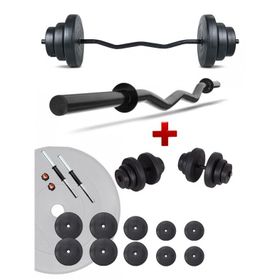 Ecgspor Z Bar 65 kg Dambıl Seti Ve Fitness Ağırlık Seti