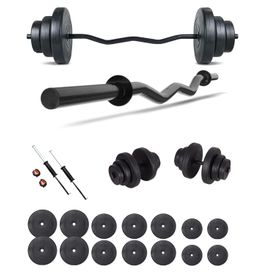 Ecgspor Z Bar 85 kg Dambıl Seti Ve Fitness Ağırlık Seti