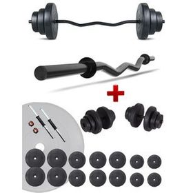 Ecgspor Z Bar 85 kg Dambıl Seti Ve Fitness Ağırlık Seti