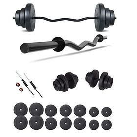 Ecgspor Z Bar 85 kg Dambıl Seti Ve Fitness Ağırlık Seti