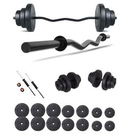 Ecgspor Z Bar 95 kg Dambıl Seti Ve Fitness Ağırlık Seti