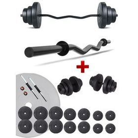 Ecgspor Z Bar 95 kg Dambıl Seti Ve Fitness Ağırlık Seti