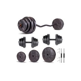 Ecgspor Z Bar 95 kg Dambıl Seti Ve Fitness Ağırlık Seti