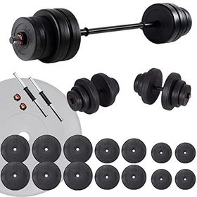 Ecgspor Z Bar 95 kg Dambıl Seti Ve Fitness Ağırlık Seti