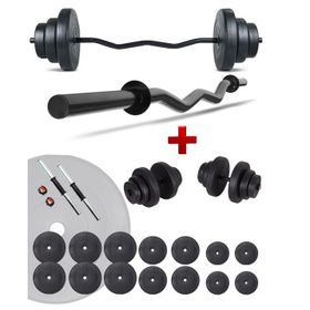 Ecgspor Z Bar 95 kg Dambıl Seti Ve Fitness Ağırlık Seti